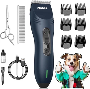 Dog Shaver Clippers Kit Low Noise, Rechargeable Cordless Electric Trimmer (Blue) - Picture 1 of 7