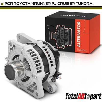Alternator for Toyota 4Runner 2010-2013 4.0L 12V 100A CW 7 Groove Clutch Pulley - Image 1 of 4
