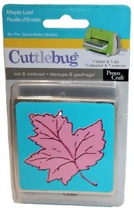 Cuttlebug Maple Leaf Provo Craft NEW Cutting Die Canada From USA Retired 2008 - Bild 1 von 6