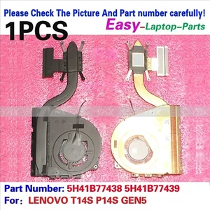 New For Lenovo P14S GEN5 COOLING FAN HEATSINK 5H41B77438 5H41B77439 - Bild 1 von 7