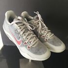 Nike Kobe XI 11 Lower Merion Aces Cool Gray Team Red Mens Size 11 836183-006 EUC