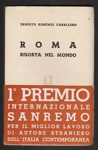 Ernesto Gamenez Caballero Roma risorta nel mondo Hoepli 1938 6609 - Bild 1 von 1