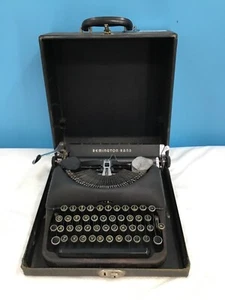 Remington Rand Deluxe Model 5 Vintage Typewriter - - Picture 1 of 6