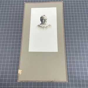 CDV Cabinet Studio Card Photograph Portrait 1800s Lady Bust Portrait Goldrush - Picture 1 of 3