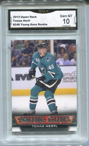 2013 Tomas Hertl Upper Deck Young Guns Rookie Gem Mint 10 #248 - Picture 1 of 1