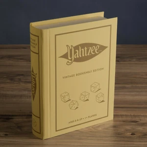 YAHTZEE Vintage Bookshelf Edition by WS Game Company Deluxe Board Dice Game New - Picture 1 of 4