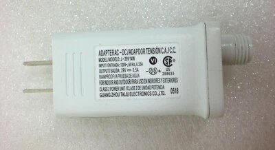 Transformer DC Adapter AC/DC Model J-29V14W 120v Input, 29V DC 0.5A Output #93 - Image 1 of 4