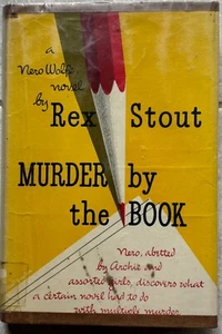 Rex Short - Murder By The Book - 1951 w/Dust Jacket - Picture 1 of 7