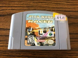 Star Wars: Episodio 1: Juego de carreras (Nintendo 64, N64, 1999) ¡Solo cartucho de juego! - Imagen 1 de 2