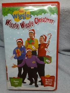 The Wiggles: Wiggly Wiggly Christmas (VHS, 2000) In Clam Shell Case - Picture 1 of 3