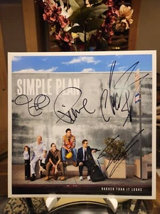 Simple Plan härter als es aussieht SIGNIERT gelb durchscheinend Vinyl Schallplatte LP/400 - Bild 1 von 3