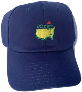 2025 MASTERS NAVY LOGO PERFORMANCE CAPPELLO AUGUSTA NATIONAL GOLF REGOLABILE NUOVO - Foto 1 di 4