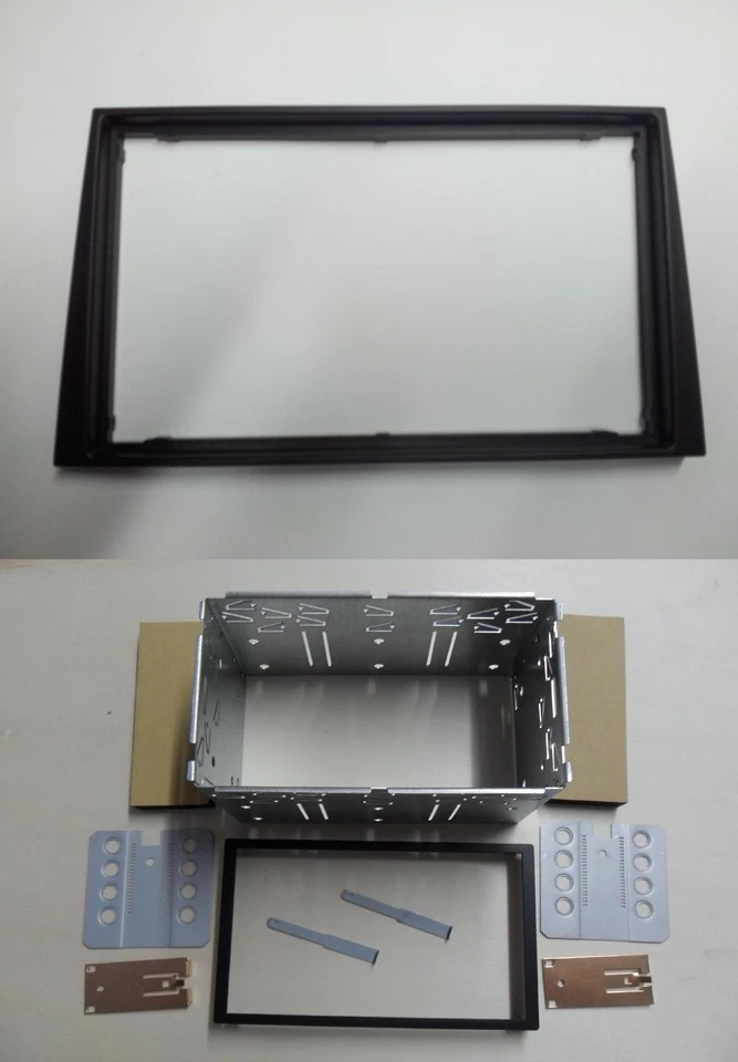 OPEL MOVANO DAL 2000 MASCHERINA 2DIN COLORE NERO+PLANCIA METALLICA - Immagine 1 di 1