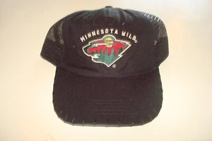 MINNESOTA WILD TRUCKER SGA BEER DEADSTOCK HAT CAP VINTAGE SNAPBACK - Picture 1 of 2