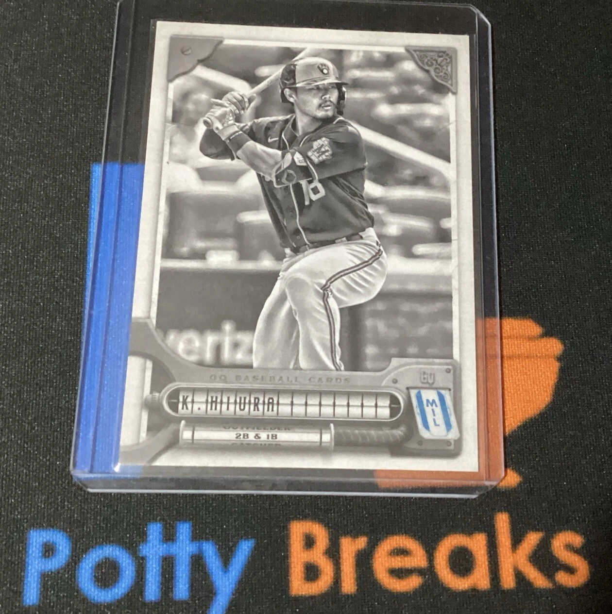 2022 Topps Gypsy Queen - Black And White #166 Keston Hiura /50