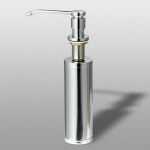 Bathroom Kitchen Sink Soap Dispenser 201 Stainless Steel Liquid Bottle Quality - Picture 1 of 9