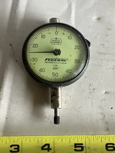Federal C81 Dial Indicator Gage Gauge .001” (c4) - Picture 1 of 5