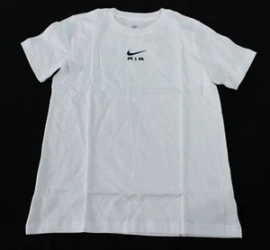 Nike Unisex Kid's Short Sleeve Crew Air Graphic T-Shirt CA4 White Large NWT - Picture 1 of 4
