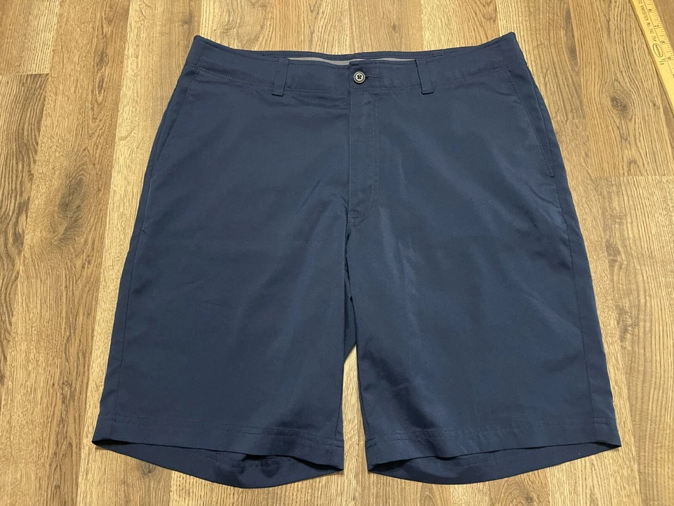 Pantalones Cortos PGA TOUR, Para Hombre Talla 36, Azul, Frente Plano, Bolsillos Foto 1 de 4