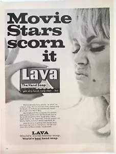 Movie Stars Hollywood Lava Hand Soap Vintage 1967 Magazine Print Ad - Picture 1 of 5