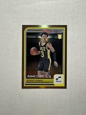 Keyonte George 2023 Panini NBA Hoops #271 Artist Proof Gold Rookie Card RC /10
