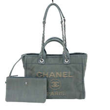 CHANEL Deauville Small Shopping Bag AS3257 Light Denim Tote Bag #Ok708
