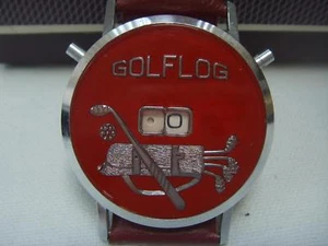SWISS MADE WRIST GOLFLOG STROKE COUNTER WITH STRAP - Picture 1 of 1