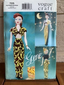 VOGUE 725 Gene Marshall, Madra DOLL PATTERN SEWING CRAFT Unused FF NEW - Picture 1 of 4