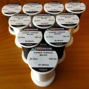 Textreme ® Micro Power Thread 25dn ** 2024 Stocks ***** Fly Tying Thread - Picture 1 of 4