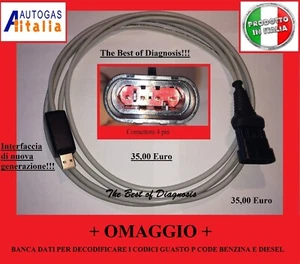 Professionelles USB Diagnosekabel für LPG/Methan Autogas Steuergeräte Italien - Bild 1 von 1