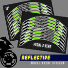 Sh06 Green 17 Inch Reflective Rim Sticker For Suzuki Gsxr1000 16 17 18 19 20