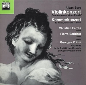 BERG Violin Concerto Chamber Concerto FERRAS BARBIZET PRETRE EMI SME-91305 Gold - Imagen 1 de 3