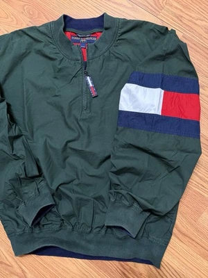 Vintage Tommy Hilfiger Golf Half Zip Pullover Jacket Size XL Hip Hop Preppy 90s - Image 1 of 4