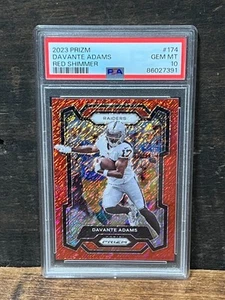 2023 Panini Prizm Football #174 Davante Adams /35 PSA 10 - Picture 1 of 3
