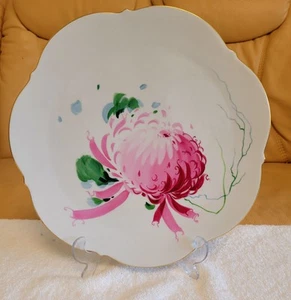 SELTEN,Meissen, Chrysantheme, Tortenplatte 30 Cm D,TOP,Meißner,Goldrand. - Bild 1 von 8