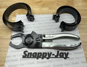 Snap-on Blue-point USA NEW Piston Oil Ring Compressor Pliers 6 Ring Sizes RC980 - Picture 1 of 12