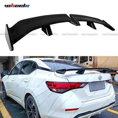 For Nissan Maxima Altima Versa Gloss Black 54" PRO Style Rear Trunk Spoiler Wing - Image 1 of 4
