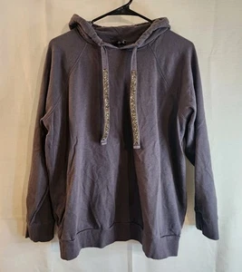 Torrid Damen Hoodie Fleece verzierter Kordelzug Gr. 2 (2x/18-20) grau - Bild 1 von 10