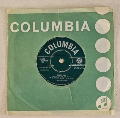 THE SHADOWS " PEACE PIPE/THE SAVAGE"  UK  EDITION  SP - Image 1 of 4