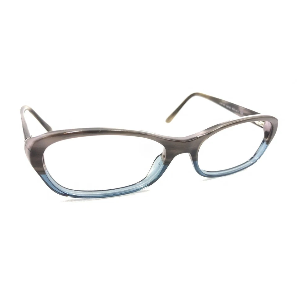 Monturas de gafas Prada VPR 17M RY0-1O1 gris azul ovaladas 54-16 135 Italia diseñador Foto 1 de 4