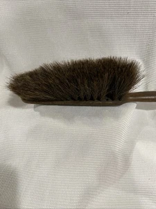 Vintage 14" Primitive Kleidung/Zeichnungs-/Staubbürste ~ Rosshaar ~ Holzgriff - Bild 1 von 11