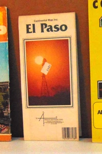 1979 Continental Map Inc. Straßenkarte von El Paso, Texas - Bild 1 von 1