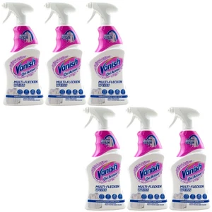 Vanish Oxi Action Multi-Flecken White 6 X 750ml Vorwaschspray Against Stains - Picture 1 of 2