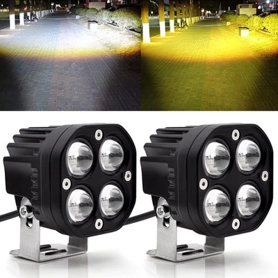 New 3INCH 80W LED Spot Light auxiliary Motorcycle Headlight Driving Fog Lamp - Image 1 of 4