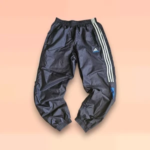 Men's Vintage Y2K Adidas Navy Track Pants Size M - Picture 1 of 6
