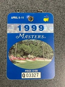 1999 UNSIGNED Masters Badge - Golf - Picture 1 of 2