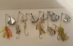 6 Vintage Assorted Buzzbaits - Picture 1 of 3