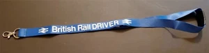 railways heck key holder British rail driver Blue L46cmxW23mm - Picture 1 of 1