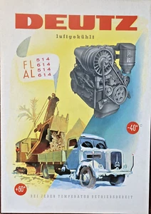 PROSPEKT MAGIRUS DEUTZ " DER LUFTGEKÜHLTE BEI JEDER TEMPERATUR IM EINSATZ - Picture 1 of 3
