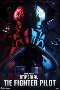SIDESHOW STAR WARS UNA NUEVA ESPERANZA TIE FIGHTER PILOTO EXCLUSIVO 12" 1/6 FIGURA 2015 EE. UU. - Imagen 1 de 12